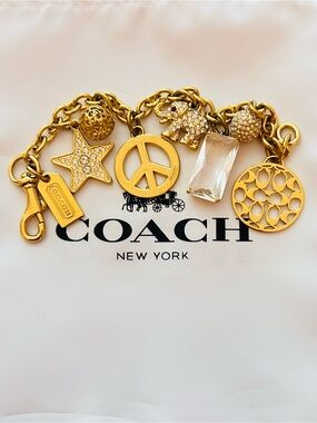 EXTREMELY RARE Coach Vintage Y2K Special Edition Charm Bracelet